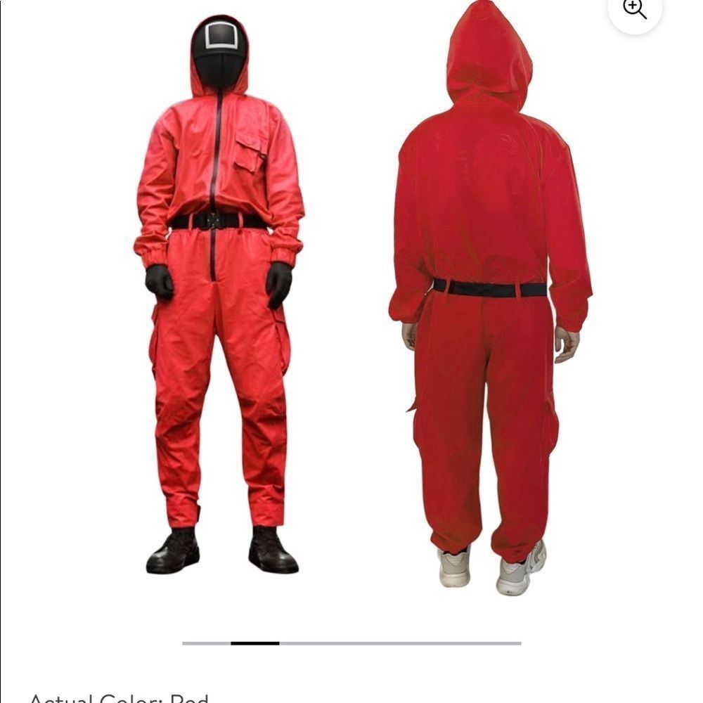 Unisex NWOT  Squid Game Costume Jumpsuit Outfit Halloween Cosplay Costume